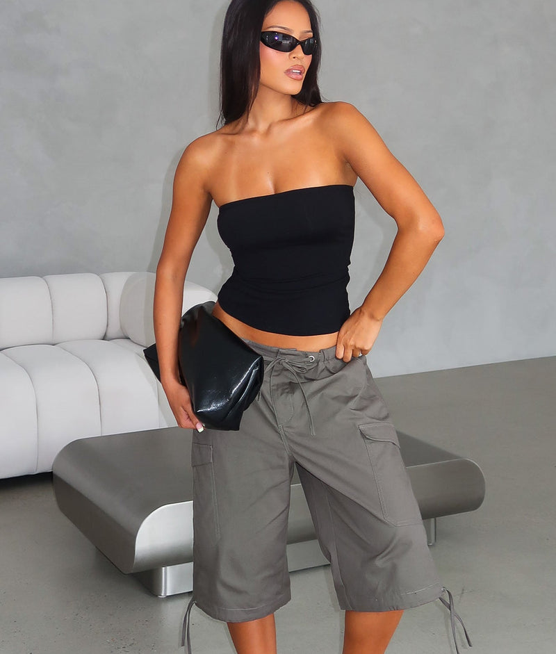 Just My Type Cargo Shorts Petrol